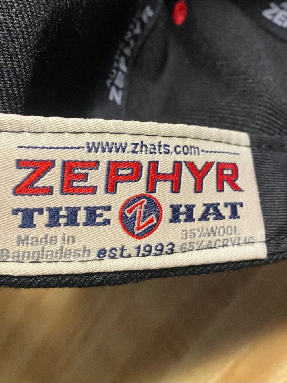 Maryland Original Snapback Zephyr M Logo Maryland State Flag Pattern Cap O/S NWT